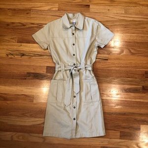 Talbots button down shirt dress
